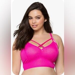 Torrid Women's Pink Lace Bralette